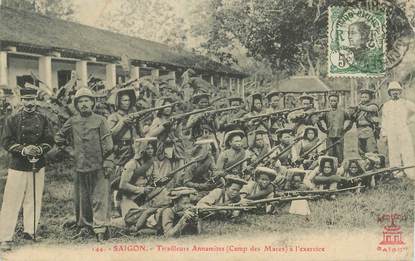 CPA VIETNAM / INDOCHINE "Saïgon, tirailleurs annamites"