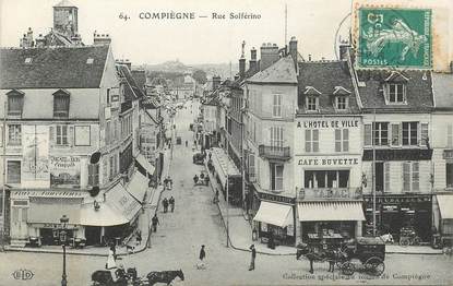 CPA FRANCE 60 "Compiègne, rue Solférino"