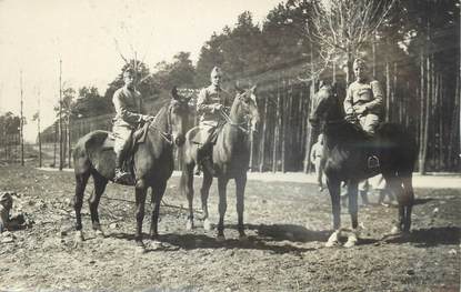 CARTE PHOTO FRANCE 57 " Bitche, Soldats ".