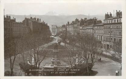 CPSM FRANCE 63 "Clermont Ferrand, Place St Hérem".