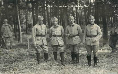 CARTE PHOTO FRANCE 57 " Bitche, Souvenir du camp de Bitche". / MILITAIRES