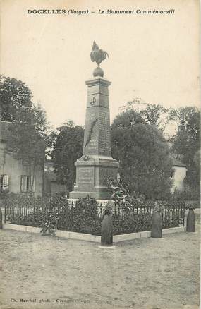 CPA FRANCE 88 " Docelles, Le monument aux morts".