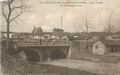 CPA FRANCE 01 " Chatillon sur Chalaronne, Les bords de la Chalaronne".