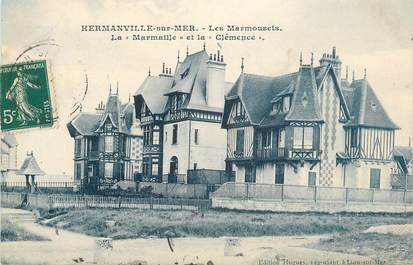 CPA FRANCE 14 " Hermanville sur Mer, Les Marmousets, La Marmaille et la Clémence".