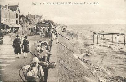 CPA FRANCE 17 " Chatelaillon Plage, Boulevard de la Plage".