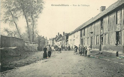 CPA FRANCE 60 "Grandvilliers, rue de l'Abbaye"