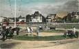 CPSM FRANCE 14 " Deauville, La plage fleurie, le poney club".