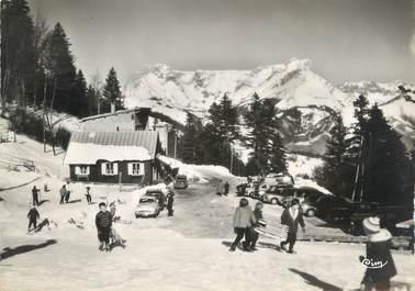 CPSM FRANCE 05 " Ceuze, Chalet PTT Neige et Soleil".