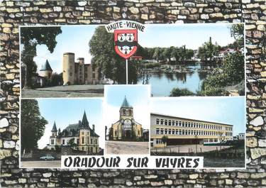 CPSM FRANCE 87 " Oradour sur Vayres, Vues".
