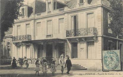 CPA FRANCE 17 " Fouras les Bains, Façade du casino".