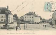 25 Doub CPA FRANCE 25 "Le Russey, Place centrale"