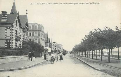 CPA FRANCE 17 " Royan , Boulevard de St Georges ".