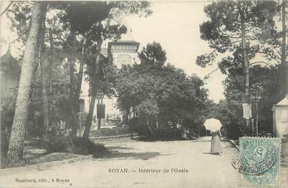 CPA FRANCE 17 " Royan , Intérieur de l'Oasis".