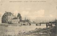17 Charente Maritime CPA FRANCE 17 "St Jean d'Angély, Le port, Pont roulant sur la Boutonne".