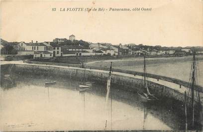 CPA FRANCE 17 "Ile de Ré, La Flotte, Panorama côté Ouest".
