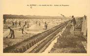 83 Var CPA FRANCE 83 "Salins d'Hyères, récolte du sel, Salins de Pesquiers"