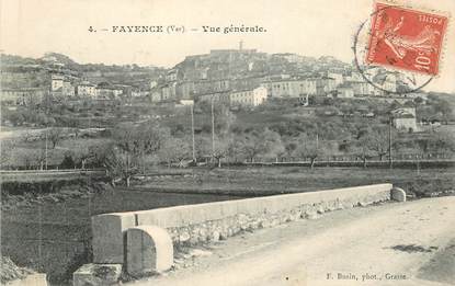 CPA FRANCE 83 "Fayence, vue générale"