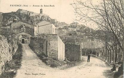 CPA FRANCE 83 "Fayence, avenue de Saint Roch"