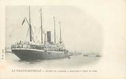 17 Charente Maritime CPA FRANCE 17 "La Pallice - La Rochelle, Entrée du Steamer Orellana dans le port".