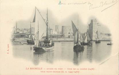 CPA FRANCE 17 "La Rochelle, Entrée du port".
