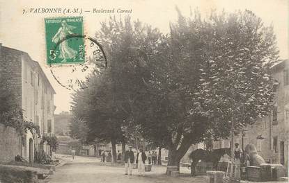 CPA FRANCE 06 "Valbonne,  Boulevard Carnot"