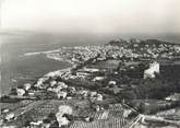 83 Var CPSM FRANCE 83 " St Tropez, Vue aérienne de la ville, le port et le golfe''.