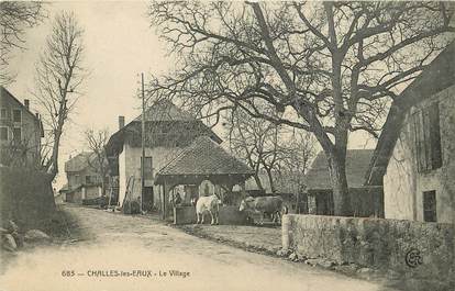 CPA FRANCE 73  "Challes les Eaux, le Village"