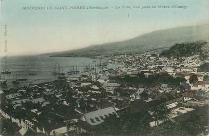 CPA MARTINIQUE "Saint Pierre, vue prise du Morne d'Orange"