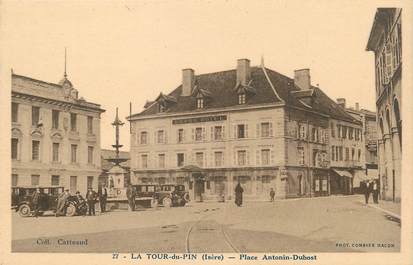 CPA FRANCE 38 " La Tour du Pin, Place Antonin Dubost'.