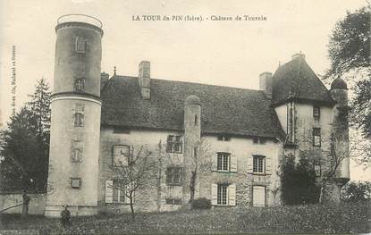 CPA FRANCE 38 " La Tour du Pin, Le Château de Tournin".