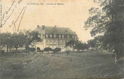 CPA FRANCE 38 " La Tour du Pin, Le Château de Marlieu".