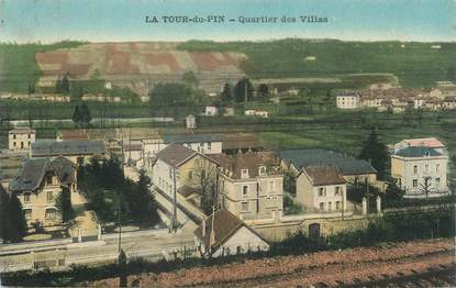 CPA FRANCE 38 " La Tour du Pin, Quartier des villas".