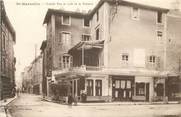 38 Isere CPA FRANCE 38 " St Marcellin, Grande rue et Café de la Terrasse".