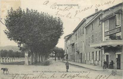 CPA FRANCE 38 " St Marcellin, Boulevard du Champ de Mars".