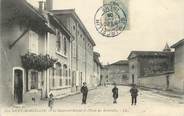 38 Isere CPA FRANCE 38 " St Marcellin, Le Boulevard Riondet et l'Ecole des Demoiselles".