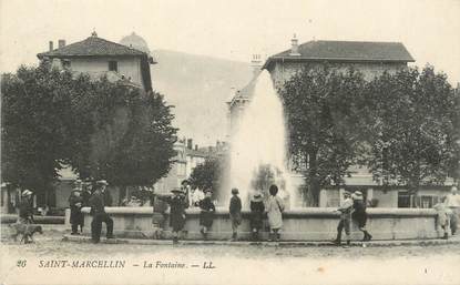 CPA FRANCE 38 " St Marcellin, La fontaine".