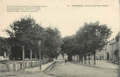 CPA FRANCE 17 " surgères, Avenue de St Pierre".
