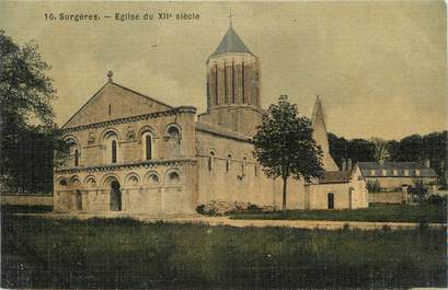 CPA FRANCE 17 " surgères, Eglise du XIIème siècle".