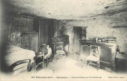 CPA FRANCE 17 " Meschers, Grotte habitée par la Guicharde".
