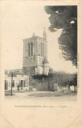 CPA FRANCE 17 " Meschers les Bains, L'église".