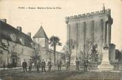 17 Charente Maritime CPA FRANCE 17 " Pons, Donjon, Mairie et Ecole de filles".