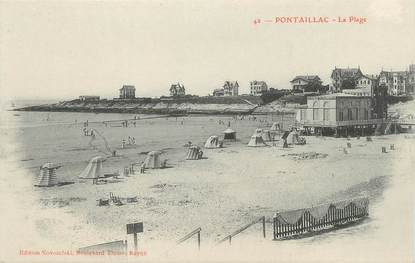 CPA FRANCE 17 "Royan, Pontaillac, La plage'.