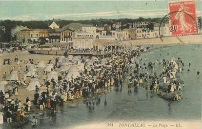 CPA FRANCE 17 "Royan, La plage de Pontaillac".