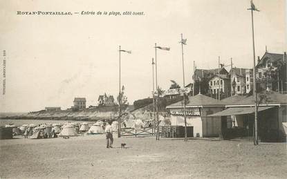 CPA FRANCE 17 "Royan Pontaillac, Entrée de la plage '.