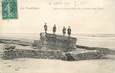 CPA FRANCE 17 " La Tremblade, Ruines de l'ancien phare de la Coubre dans la mer". / PHARE