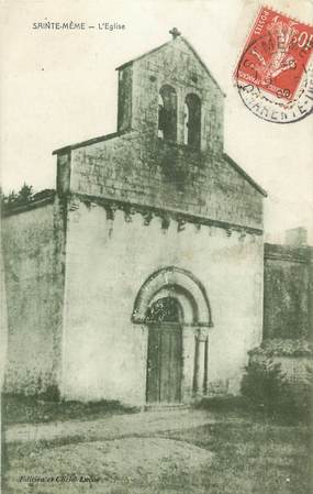 CPA FRANCE 17 " Ste Même, L'église".