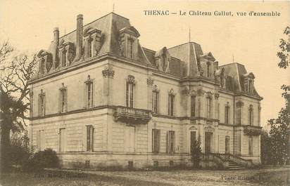 CPA FRANCE 17 " Thénac, Le Château Gallut".