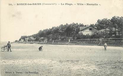 CPA FRANCE 17 " Ronce les Bains, La plage, Villa Marcella".