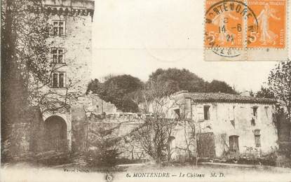 CPA FRANCE 17 " Montendre, Le château".