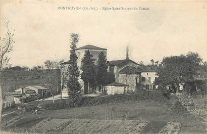 CPA FRANCE 17 " Montguyon, Eglise St Vincent de Vassiac'.